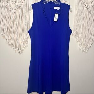 Emma & Michele Royal Blue Ruffle Dress